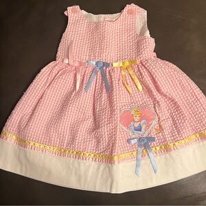 Disney Princess Pink Checkered Dress